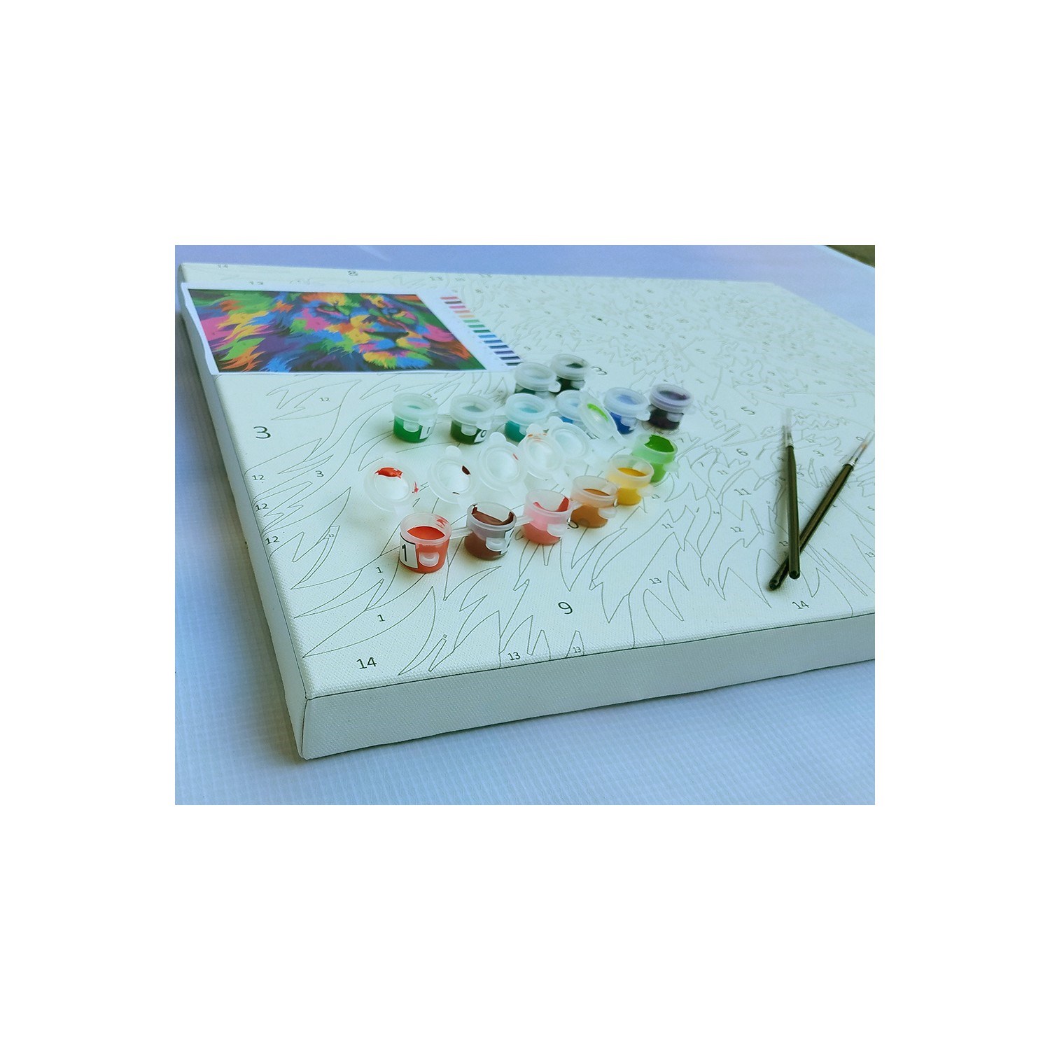 Sanatsal Resim Defterleri Art Liva Sayılarla Boyama Hobi Seti Tuvalli 40x50 cm İstanbul Satın Al