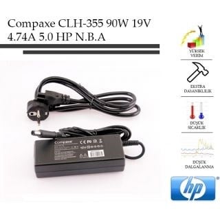 Şarj Cihazları Compaxe CLH-355 90W 19V 4.74A 7.4-5.0 HP Compaqe  Notebook Adaptörü Satın Al