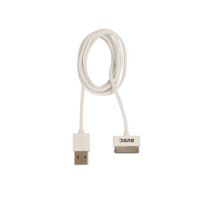 Şarj Kabloları AVEC AV-W102 USB-IP4/4S 1M KABLO Satın Al