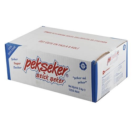 Şekerler ve Tatlandırıcılar Pekşeker Stick Şeker 1250'li Paket 5000 gr Satın Al