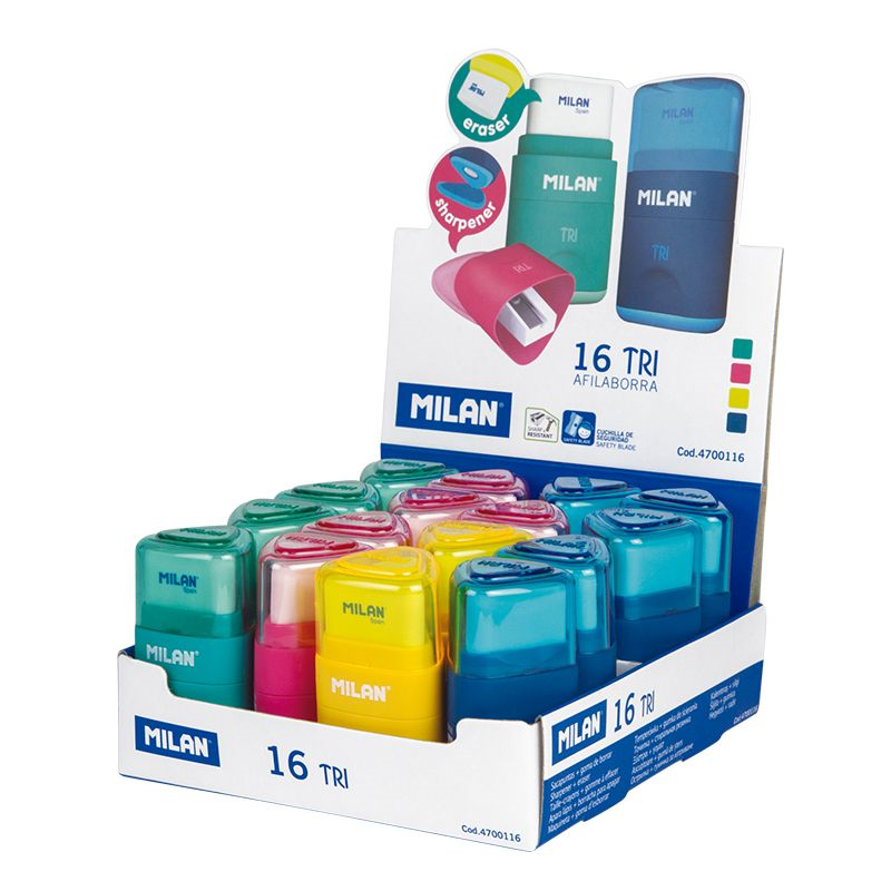 Silgiler MILAN 4700116 TRI KALEMTRAŞ/SİLGİ(ACID) - 16ADET Satın Al