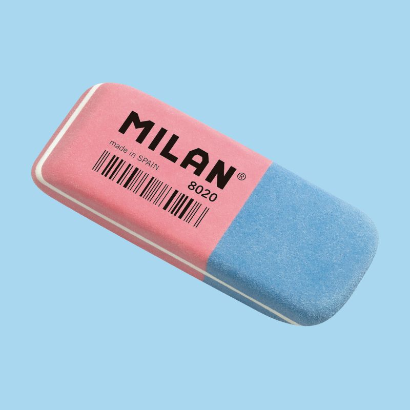 Silgiler MILAN CCM8020 SENTETİK SİLGİ - ÇİFT RENKLİ - 20ADET Satın Al