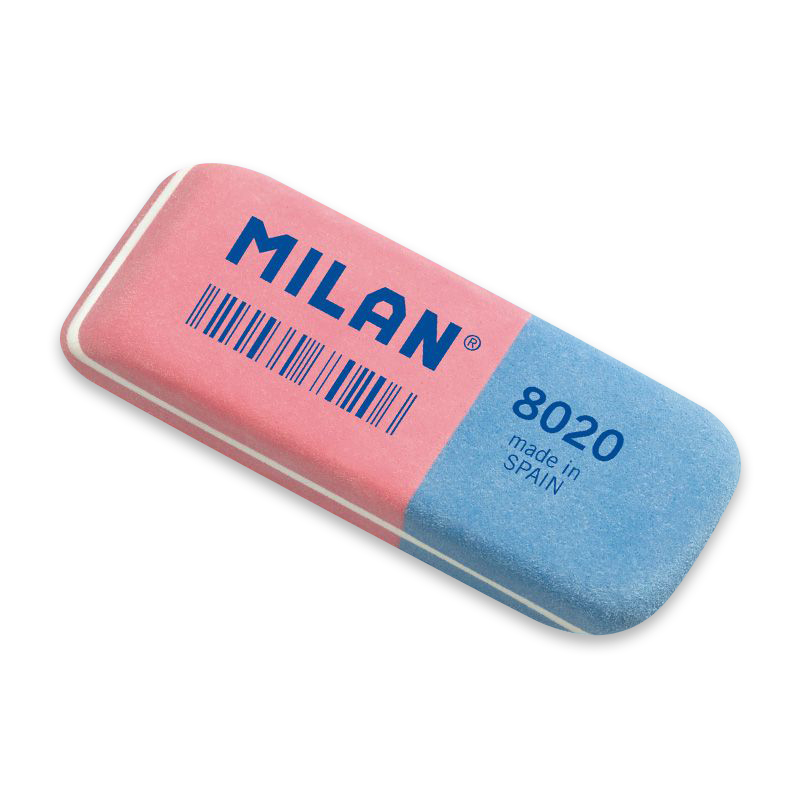 Silgiler MILAN CCM8020 SENTETİK SİLGİ - ÇİFT RENKLİ - 20ADET Satın Al