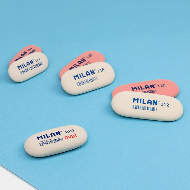 Silgiler MILAN CMM1012 SENTETİK OVAL SİLGİ - 12ADET Satın Al
