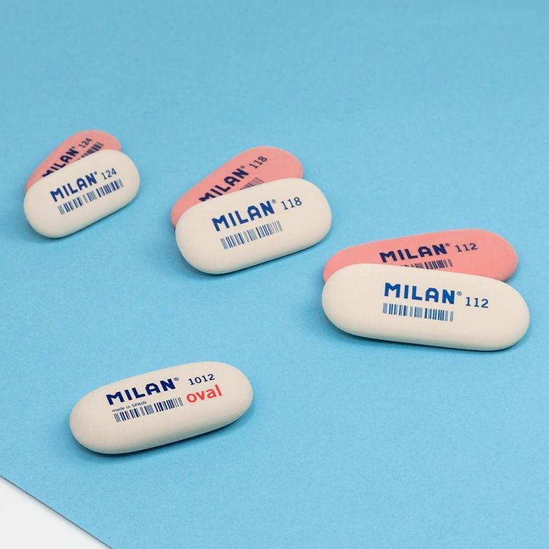 Silgiler MILAN CMM1012 SENTETİK OVAL SİLGİ - 12ADET Satın Al
