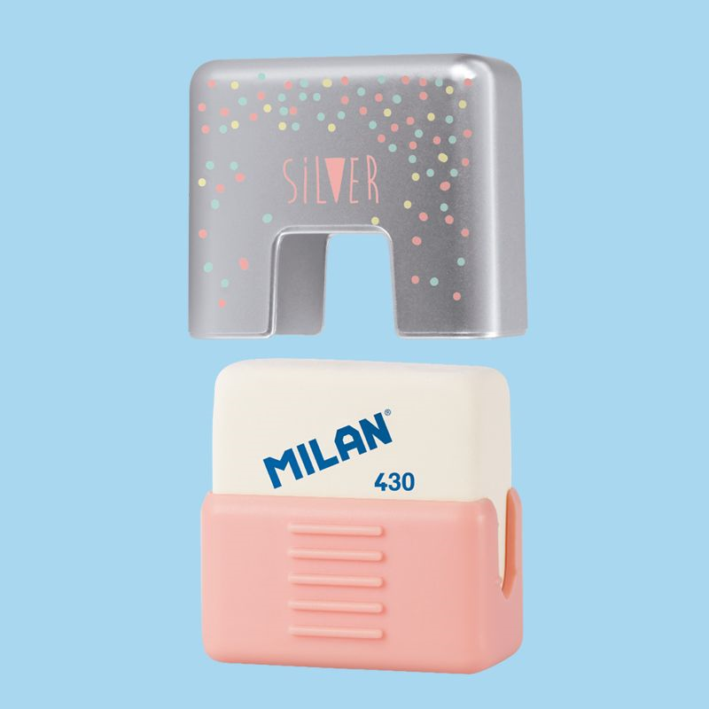 Silgiler MILAN CMMS430SL KAPAKLI SİLGİ(SILVER) - 30ADET Satın Al