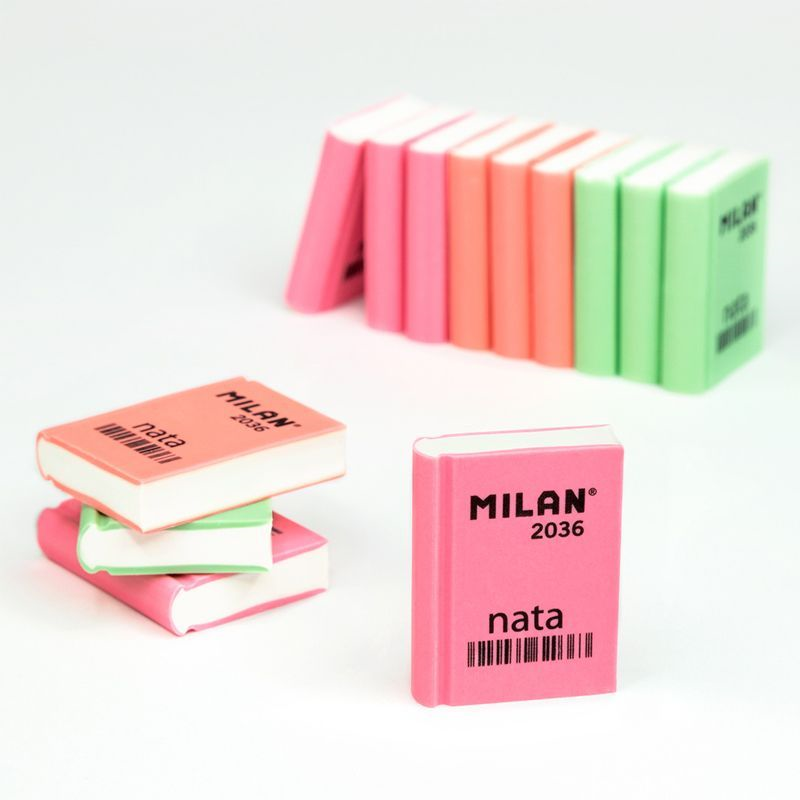 Silgiler MILAN CPM2036 NATA® KİTAP ŞEKLİNDE PLASTİK SİLGİ - 36ADET Satın Al