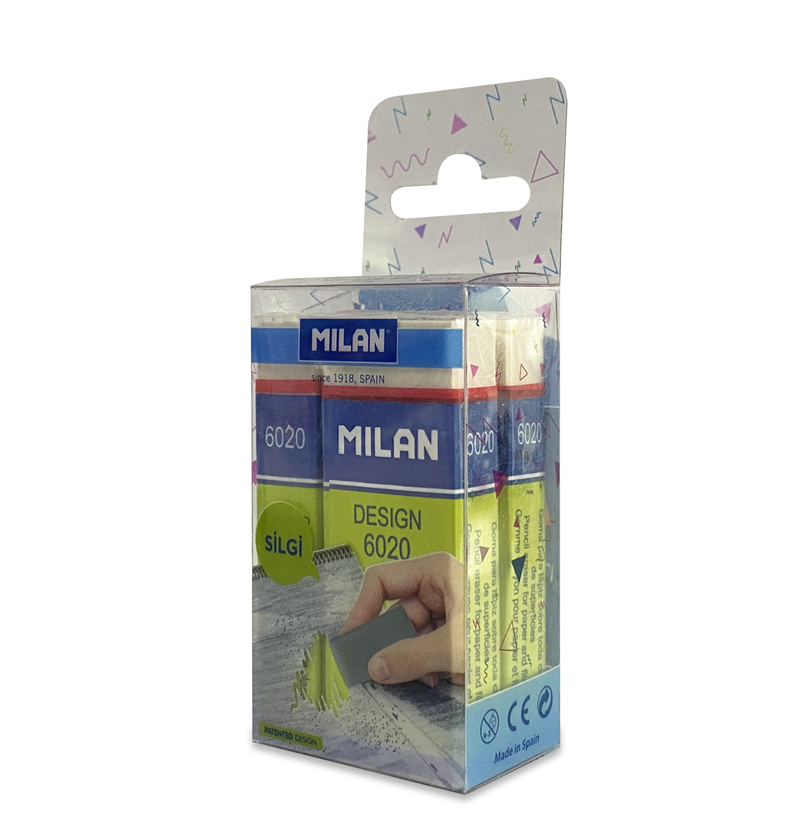 Silgiler MILAN DESIGN 6020 SİLGİ BLİSTER - 3LÜ Satın Al