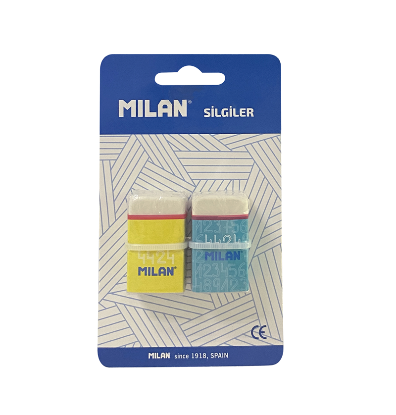 Silgiler MILAN FLEXIBLE SYNT 4424/80 DİKDÖRTGEN SİLGİ BLİSTER - 2Lİ Satın Al