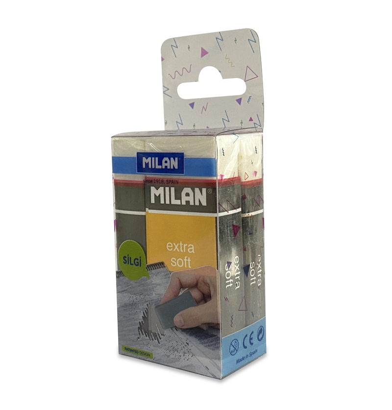 Silgiler MILAN NATA 5020 EXTRA YUMUŞAK SANATSAL SİLGİ BLİSTER - 3LÜ Satın Al
