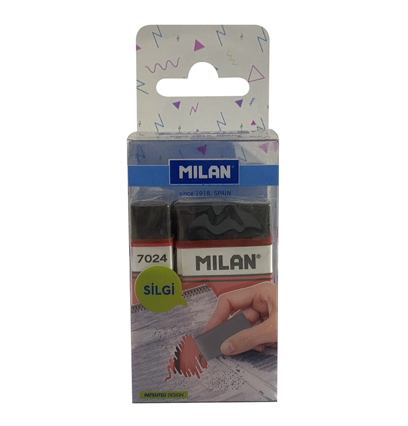 Silgiler MILAN NATA NEGRA 7024CF SİLGİ BLİSTER - 3LÜ Satın Al