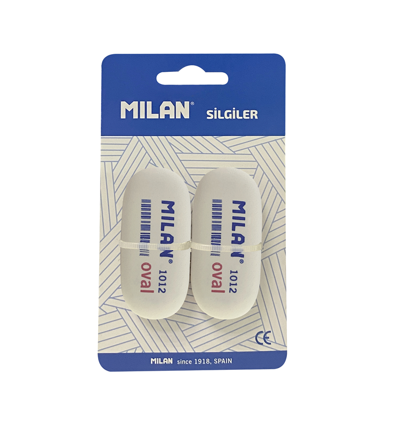 Silgiler MILAN OVAL 1012 SİLGİ BLİSTER - 2Lİ Satın Al