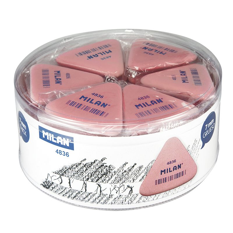 Silgiler MILAN PNM4836 ESNEK SENTETİK ÜÇGEN SİLGİ - PEMBE - 36ADET Satın Al