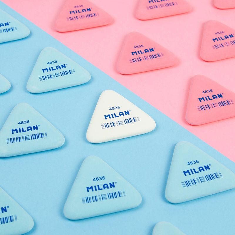 Silgiler MILAN PNM4836 ESNEK SENTETİK ÜÇGEN SİLGİ - PEMBE - 36ADET Satın Al