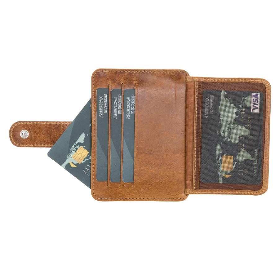Sırt Çantası Çok Bölmeli Slim Deri Kartlık BLW019 V18 Taba Satın Al