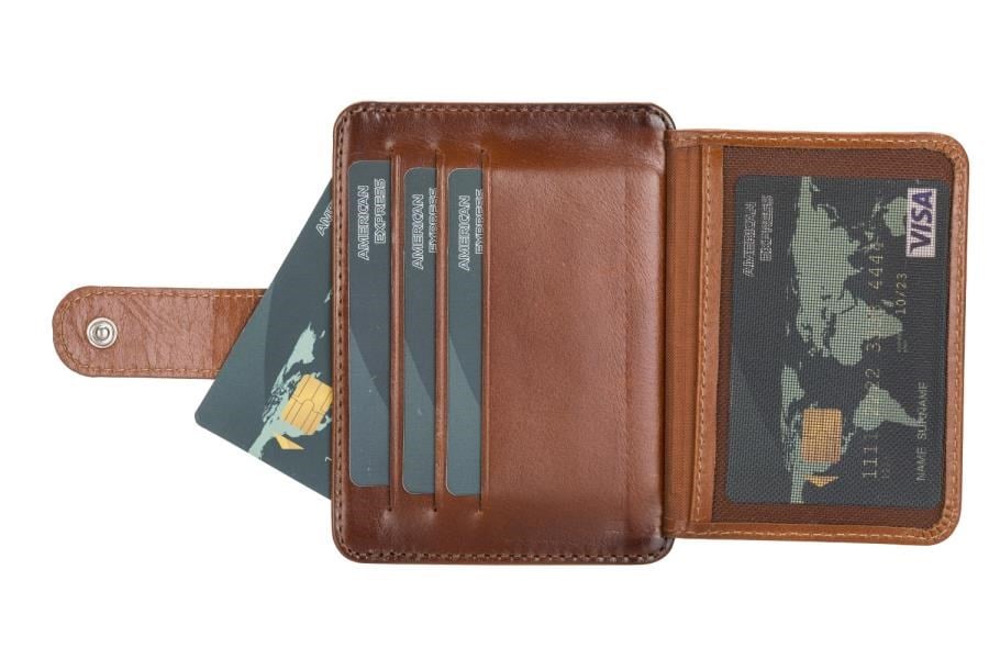 Sırt Çantası Çok Bölmeli Slim Deri Kartlık BLW019 RST2EF Taba Satın Al