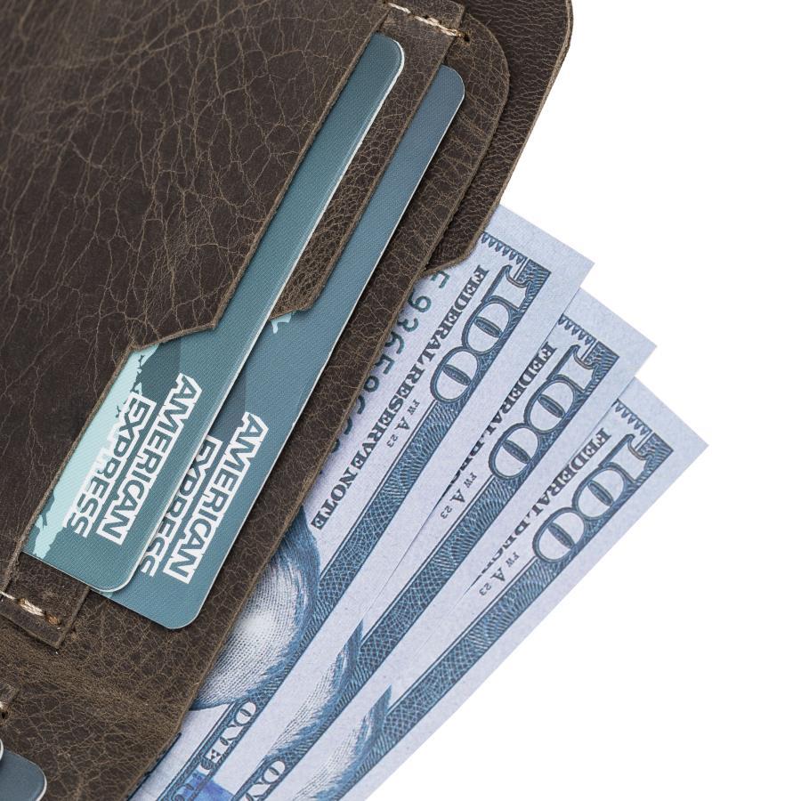 Sırt Çantası Deri Erkek Cüzdanı RO6 Kahve Satın Al