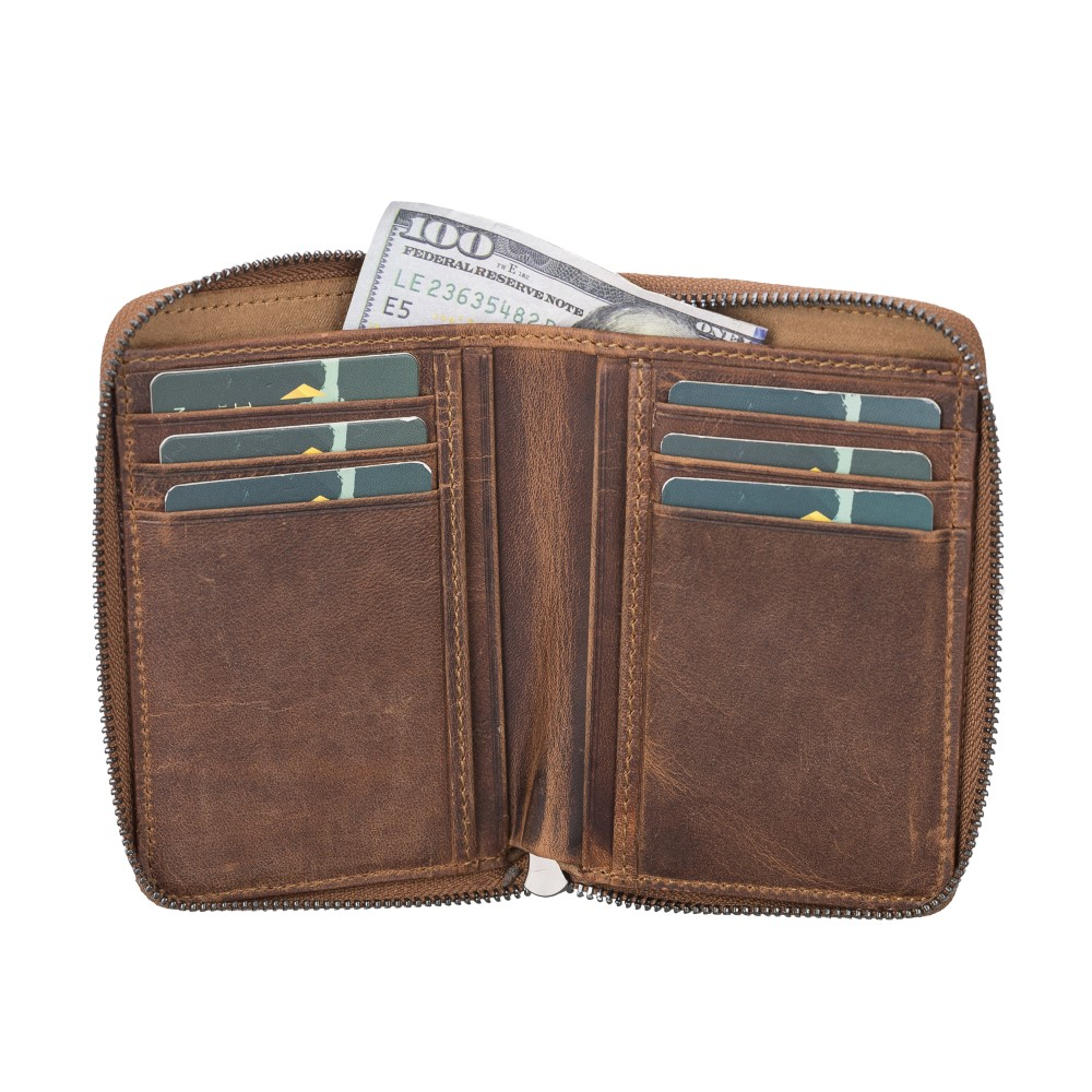 Sırt Çantası Lugano Deri Cüzdan G2 Antik Kahve Satın Al