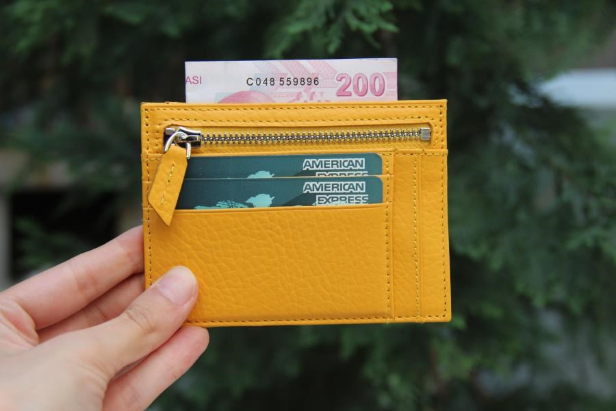 Sırt Çantası Zip Deri Fermuarlı Kartlık ZPCH FL12 Sarı Satın Al