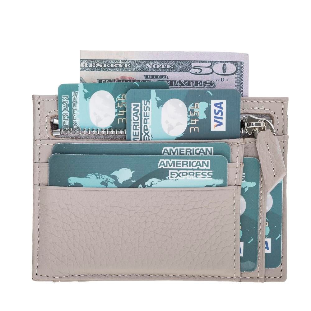 Sırt Çantası Zip Deri Fermuarlı Kartlık ZPCH ERC3 Bej Satın Al