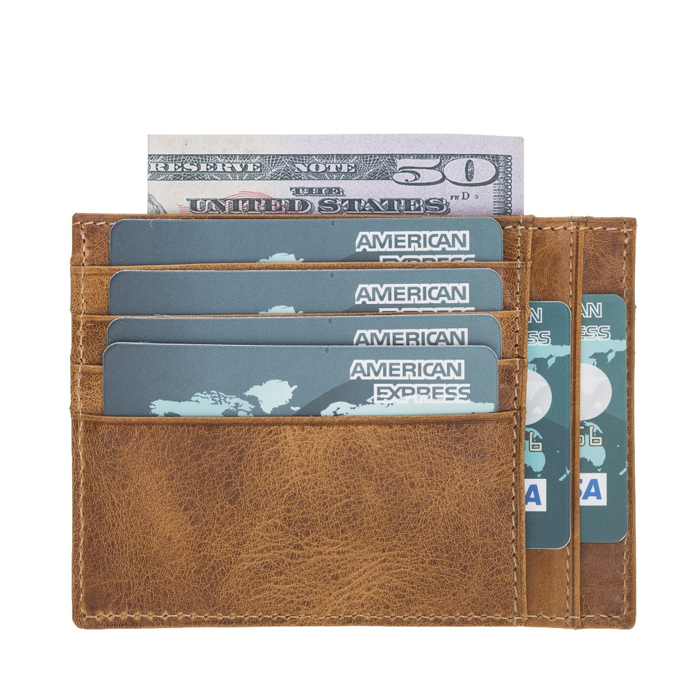 Sırt Çantası Zip Deri Fermuarlı Kartlık ZPCH V18 Taba Satın Al