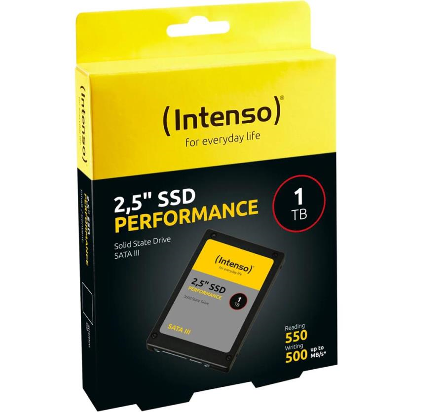SSD Solid State Drive Intenso 1Tb 3812460 Top 550MB--500MB-s 2.5