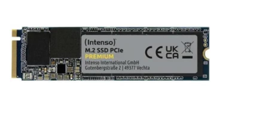 SSD Solid State Drive Intenso 500GB Premium Gen.3x4 NVMe 1.3 SSD 2100MB-1700MB-s Ssd Harddisk Satın Al
