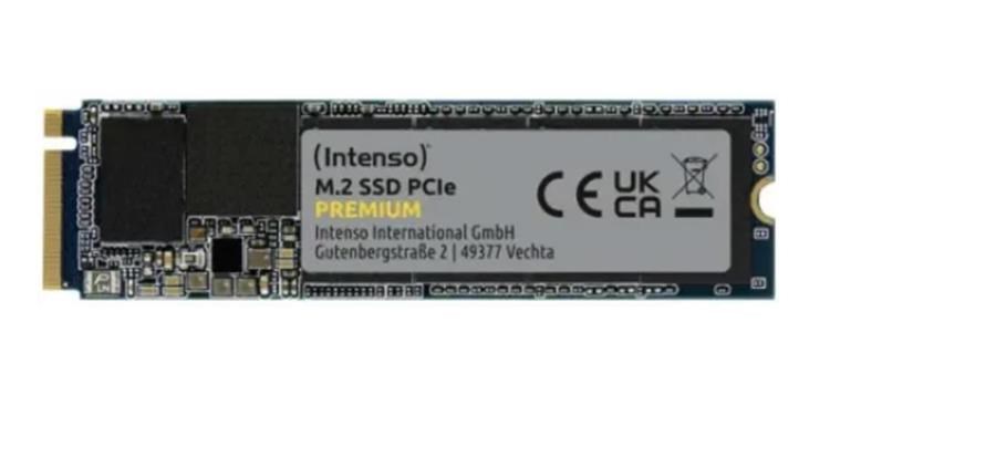 SSD Solid State Drive Intenso 500GB Premium Gen.3x4 NVMe 1.3 SSD 2100MB-1700MB-s Ssd Harddisk Satın Al
