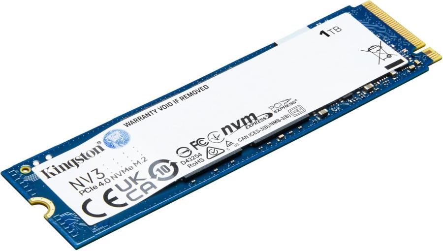 SSD Solid State Drive Kingston 1TB NV3 M.2 2280 NVMe PCIe 4.0 Gen 4x4 6000 MB-s-4000 MB-s SNV3S-1000G Ssd Disk Satın Al