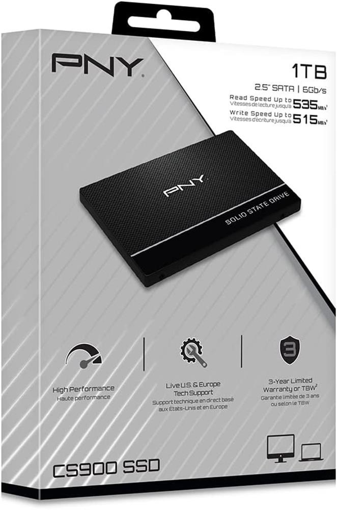 SSD Solid State Drive Pny 1TB CS900 3D NAND 2.5
