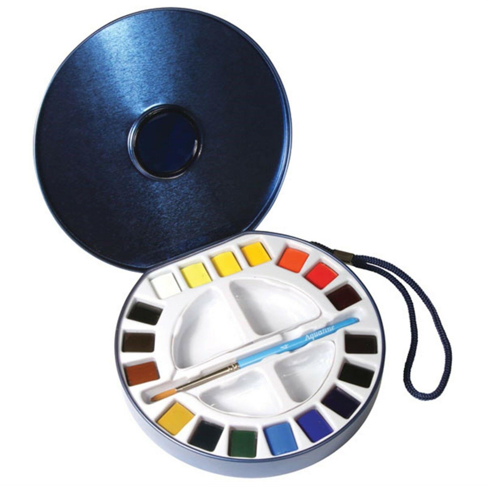 Sulu Boyalar Daler Rowney Aquafine Plastik Kutu Travel Sulu Boya Set 18'li Satın Al