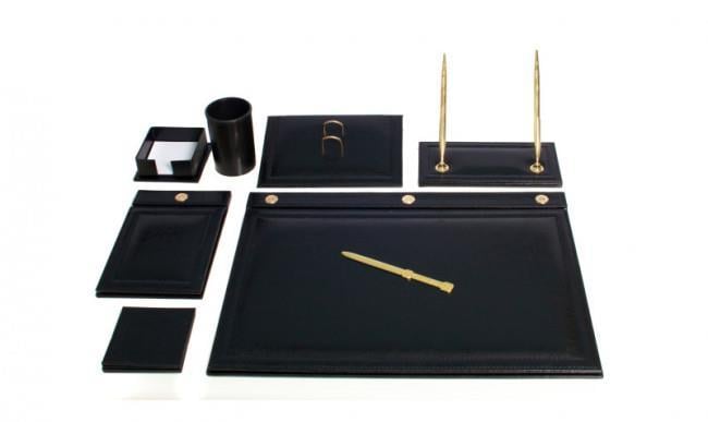 Sümen Takımları Ulaş Düğmeli Lüks Sümen Takımı 9 Parça Siyah Satın Al