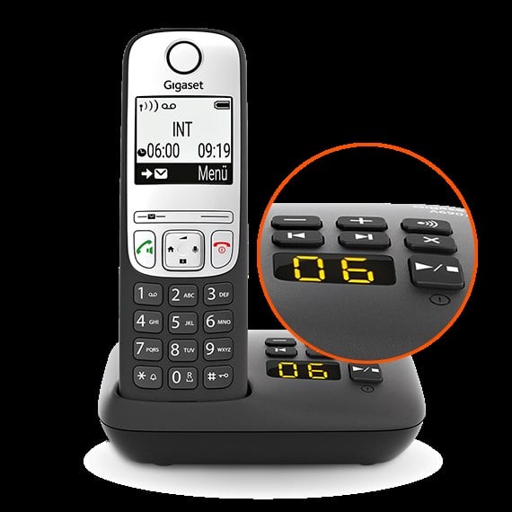 Telsiz Telefonlar Gigaset A690 Beyaz Handsfree Dect Telsiz Telefon Satın Al