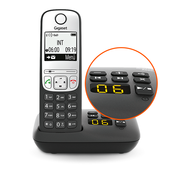 Telsiz Telefonlar Gigaset A690 Beyaz Handsfree Dect Telsiz Telefon Satın Al