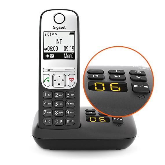 Telsiz Telefonlar Gigaset A690 Beyaz Handsfree Dect Telsiz Telefon Satın Al