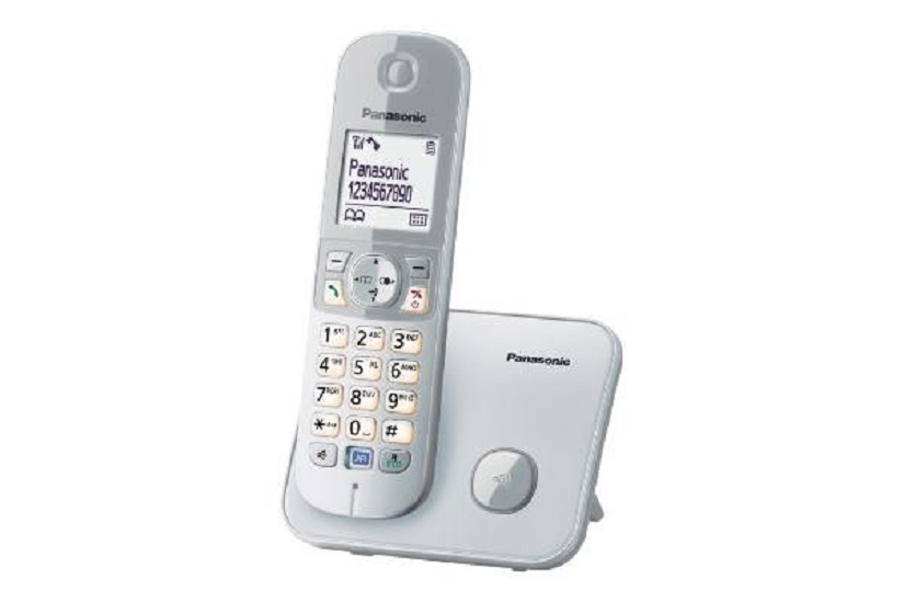 Telsiz ve Masaüstü Telefonlar Panasonic KX-TG6811 Gri Telsiz Dect Telefon Elektrik Kesintisinde Konuşabilme Satın Al