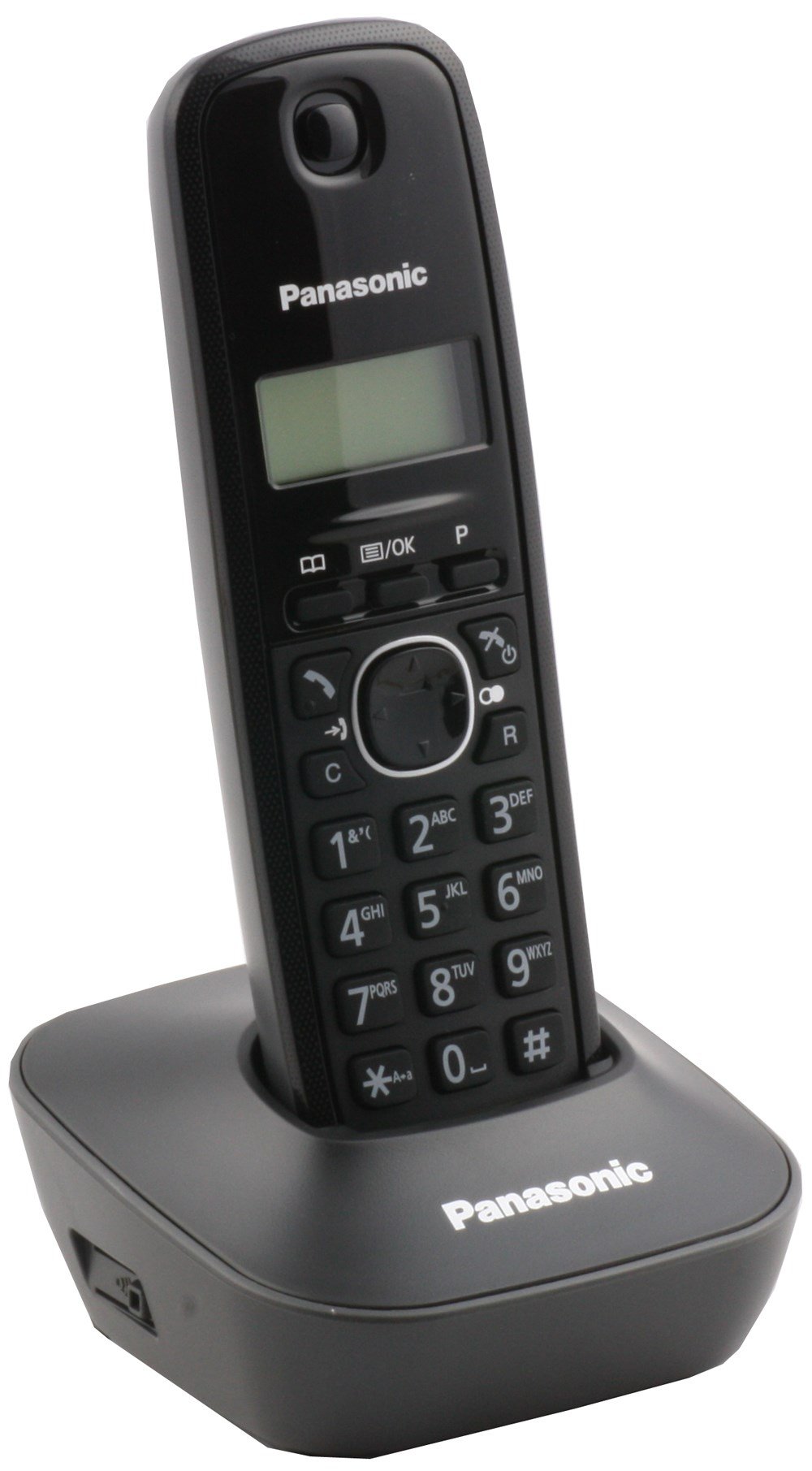 Telsiz ve Masaüstü Telefonlar Panasonic KX-TG1611 Siyah Telsiz Dect Telefon 50 Rehber Satın Al