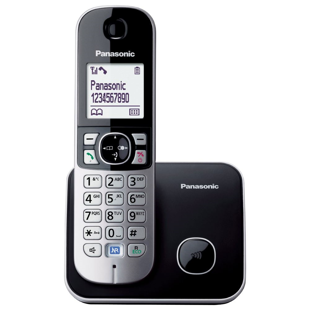 Telsiz ve Masaüstü Telefonlar Panasonic KX-TG6811 Siyah Telsiz Dect Telefon Elektrik Kesintisinde Konuşabilme Satın Al