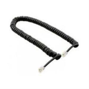 Telsiz ve Masaüstü Telefonlar Spiral Siyah Pluglu Ahize Kordonu 30 cm Satın Al