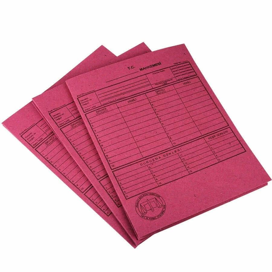 Ticari Defter ve Evraklar Alemdar Dava (Mahkeme) Dosyası 50'li Paket Satın Al
