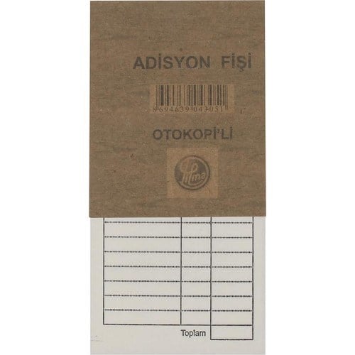 Ticari Defter ve Evraklar Dilman Adisyon Fişi Otokopili Satın Al