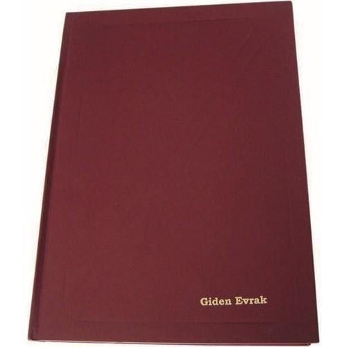 Ticari Defter ve Evraklar Dilman Giden Evrak Defteri 96 Yaprak 24 cm x 34 cm Satın Al