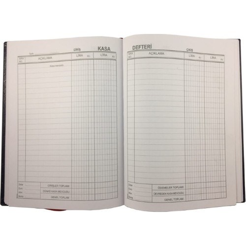 Ticari Defter ve Evraklar Dilman Kasa Defteri Ciltli 368 Yaprak 17 cm x 24 cm Satın Al