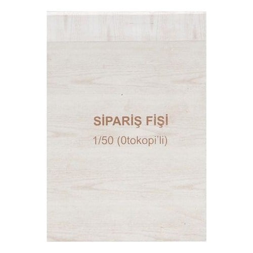 Ticari Defter ve Evraklar Dilman Sipariş Fişi Otokopili 1x50 Sayfa Satın Al