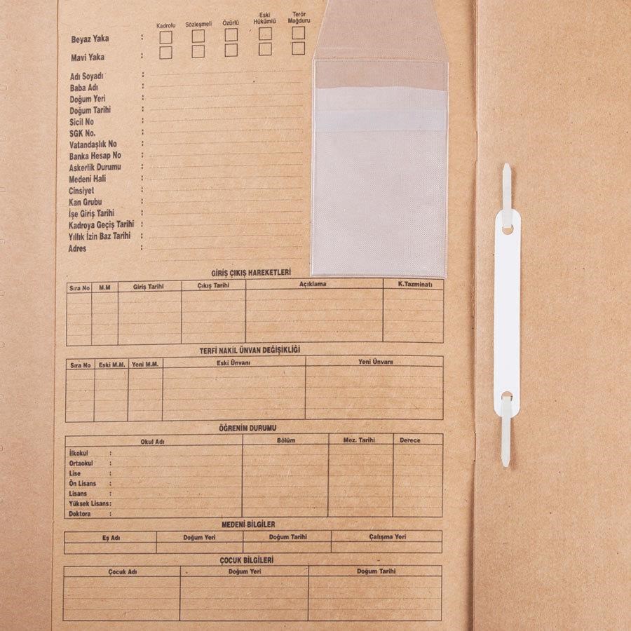 Ticari Defter ve Evraklar Ulaş Personel Özlük Dosyası Askılı 8 Yaprak Satın Al