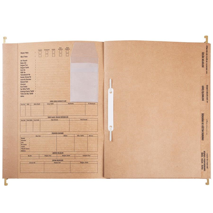Ticari Defter ve Evraklar Ulaş Personel Özlük Dosyası Askılı 8 Yaprak Satın Al
