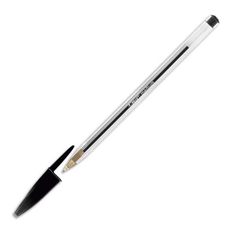Tükenmez Kalemler Bic Cristal Medıum Tükenmez Kalem Siyah 50'li Paket Satın Al
