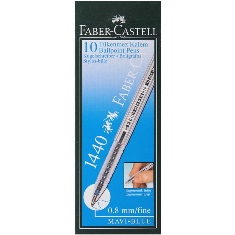 Tükenmez Kalemler Faber 1440 Tükenmez Kalem 0.8 mm Mavi 10'lu Paket Satın Al