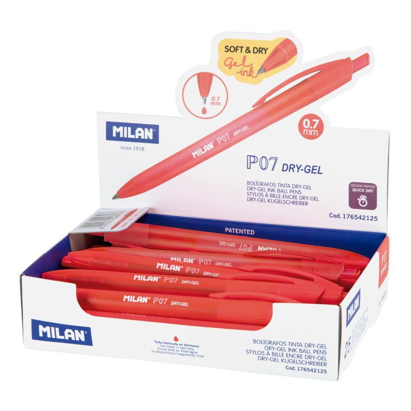 Tükenmez Kalemler MILAN 176542125 DRY-GEL P07 KIRMIZI GEL KALEM - 25ADET Satın Al