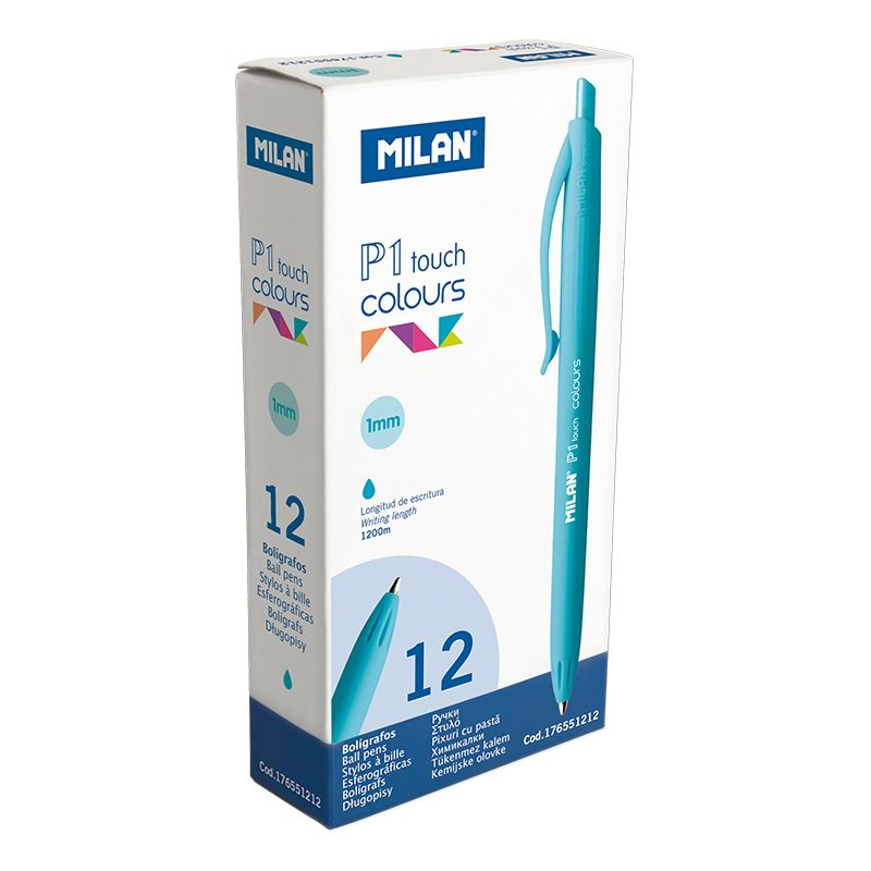 Tükenmez Kalemler MILAN 176551212 P1 TOUCH MAVİ TÜKENMEZ KALEM - 12ADET Satın Al